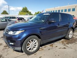 Land Rover salvage cars for sale: 2015 Land Rover Range Rover Sport SE