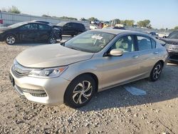 Honda Accord salvage cars for sale: 2016 Honda Accord LX