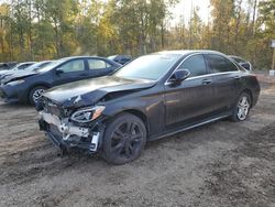 Mercedes-Benz c-Class salvage cars for sale: 2018 Mercedes-Benz C 300 4matic