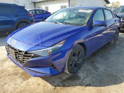 Hyundai Elantra salvage cars for sale: 2022 Hyundai Elantra Blue