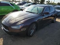 Maserati Ghibli s salvage cars for sale: 2017 Maserati Ghibli S