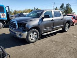 Toyota Tundra salvage cars for sale: 2013 Toyota Tundra Crewmax SR5