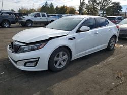 Salvage cars for sale from Copart Denver, CO: 2015 KIA Optima LX