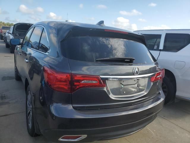 2016 Acura MDX Technology