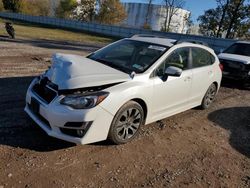 Salvage cars for sale from Copart Central Square, NY: 2016 Subaru Impreza Sport Premium