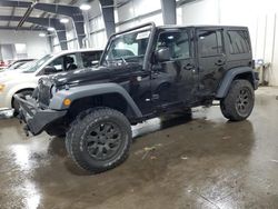 Jeep Wrangler salvage cars for sale: 2018 Jeep Wrangler Unlimited Sport