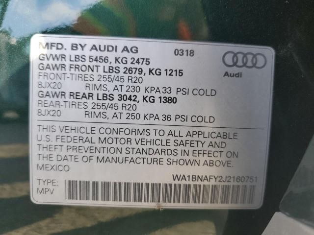 2018 Audi Q5 Premium Plus