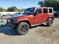 Jeep salvage cars for sale: 2010 Jeep Wrangler Unlimited Sahara