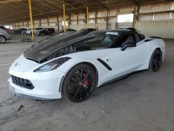 Chevrolet salvage cars for sale: 2019 Chevrolet Corvette Stingray 1LT