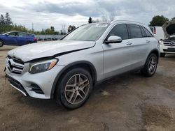 Salvage cars for sale from Copart Bowmanville, ON: 2017 Mercedes-Benz GLC 300 4matic