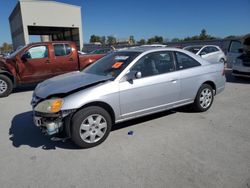 Honda Civic salvage cars for sale: 2002 Honda Civic EX