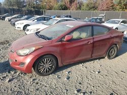 Hyundai Elantra salvage cars for sale: 2012 Hyundai Elantra GLS