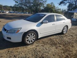 Honda Accord salvage cars for sale: 2007 Honda Accord EX