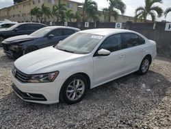 Volkswagen Passat salvage cars for sale: 2018 Volkswagen Passat S