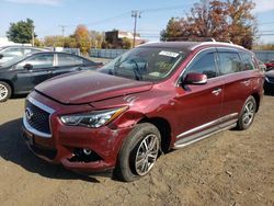 Vehiculos salvage en venta de Copart New Britain, CT: 2019 Infiniti QX60 Luxe