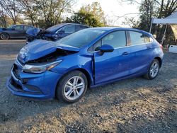 Chevrolet Vehiculos salvage en venta: 2018 Chevrolet Cruze LT