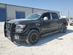 Salvage cars for sale from Copart Haslet, TX: 2019 Nissan Titan XD SL