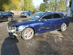 Audi s4/rs4 salvage cars for sale: 2018 Audi S4 Premium Plus