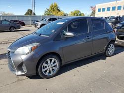 Toyota Yaris salvage cars for sale: 2015 Toyota Yaris