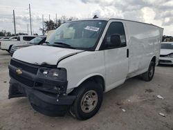 Chevrolet Express salvage cars for sale: 2021 Chevrolet Express G2500