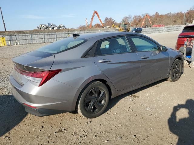 2021 Hyundai Elantra Blue