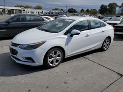 Chevrolet Vehiculos salvage en venta: 2017 Chevrolet Cruze Premier