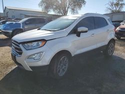 Salvage cars for sale from Copart Albuquerque, NM: 2019 Ford Ecosport Titanium