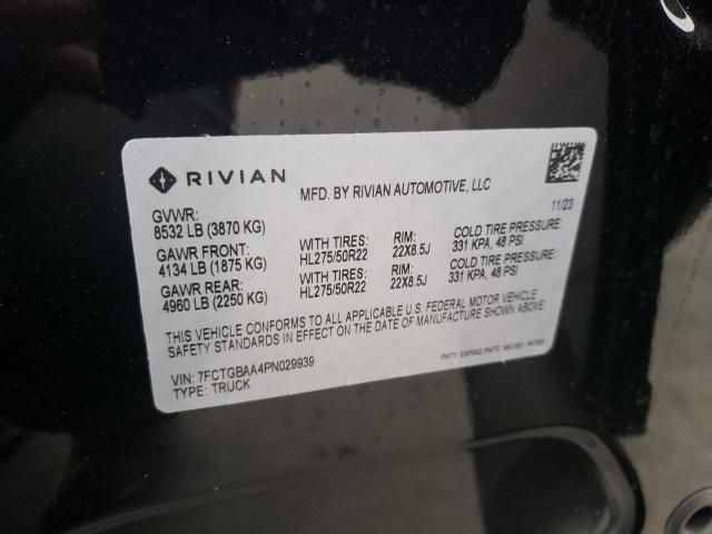 2023 Rivian R1T Adventure