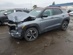 Chevrolet Trailblzr salvage cars for sale: 2021 Chevrolet Trailblazer RS