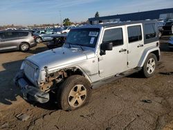 Jeep Wrangler salvage cars for sale: 2007 Jeep Wrangler Sahara