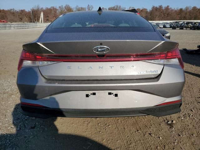 2021 Hyundai Elantra Blue