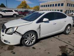 Buick Verano salvage cars for sale: 2016 Buick Verano Convenience