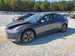 Tesla Model 3 salvage cars for sale: 2022 Tesla Model 3