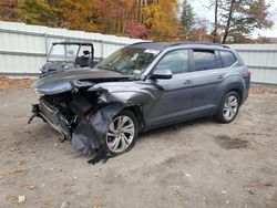 Volkswagen salvage cars for sale: 2021 Volkswagen Atlas SE