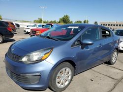 KIA rio salvage cars for sale: 2016 KIA Rio LX