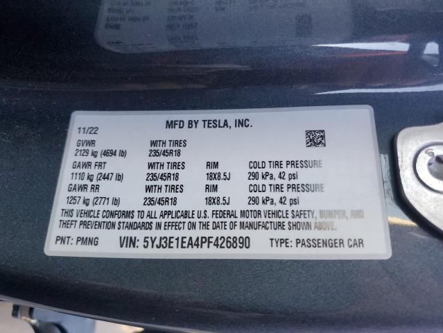 2023 Tesla Model 3