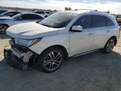 Salvage cars for sale from Copart Antelope, CA: 2017 Acura MDX Advance