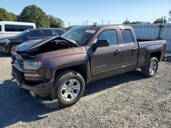 Chevrolet Silverado k1500 lt salvage cars for sale: 2016 Chevrolet Silverado K1500 LT