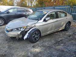 Honda Accord salvage cars for sale: 2017 Honda Accord LX