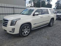 Cadillac salvage cars for sale: 2015 Cadillac Escalade ESV Luxury