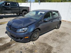 Volkswagen Golf salvage cars for sale: 2012 Volkswagen Golf