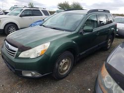 Subaru Outback salvage cars for sale: 2010 Subaru Outback 2.5I Premium