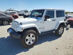 Jeep Wrangler salvage cars for sale: 2012 Jeep Wrangler Sahara