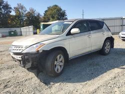 Nissan Murano salvage cars for sale: 2006 Nissan Murano SL