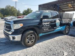 Toyota Tundra Double cab sr Vehiculos salvage en venta: 2014 Toyota Tundra Double Cab SR