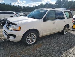 Ford Expedition salvage cars for sale: 2017 Ford Expedition Limited