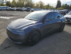 Tesla salvage cars for sale: 2022 Tesla Model Y