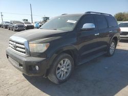 Salvage cars for sale from Copart Oklahoma City, OK: 2011 Toyota Sequoia Platinum