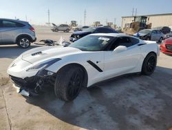 Chevrolet Corvette salvage cars for sale: 2017 Chevrolet Corvette Stingray 1LT