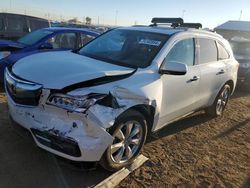 2016 Acura MDX Advance en venta en Brighton, CO